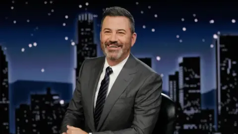 TV personality Jimmy Kimmel indefinitely taken off the airwaves due to controversial statements about conservative figure Charlie Kirk