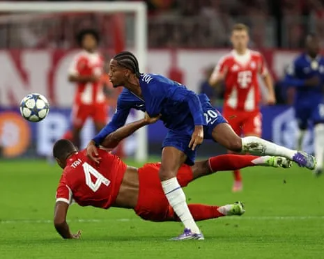 Chelsea's manager explodes when the German giants defender Tah escapes sending-off in Champions League setback